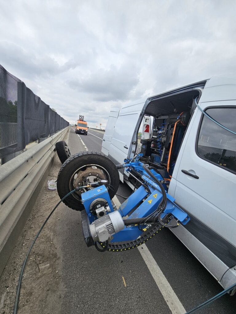 kamion gumiszerelés M2