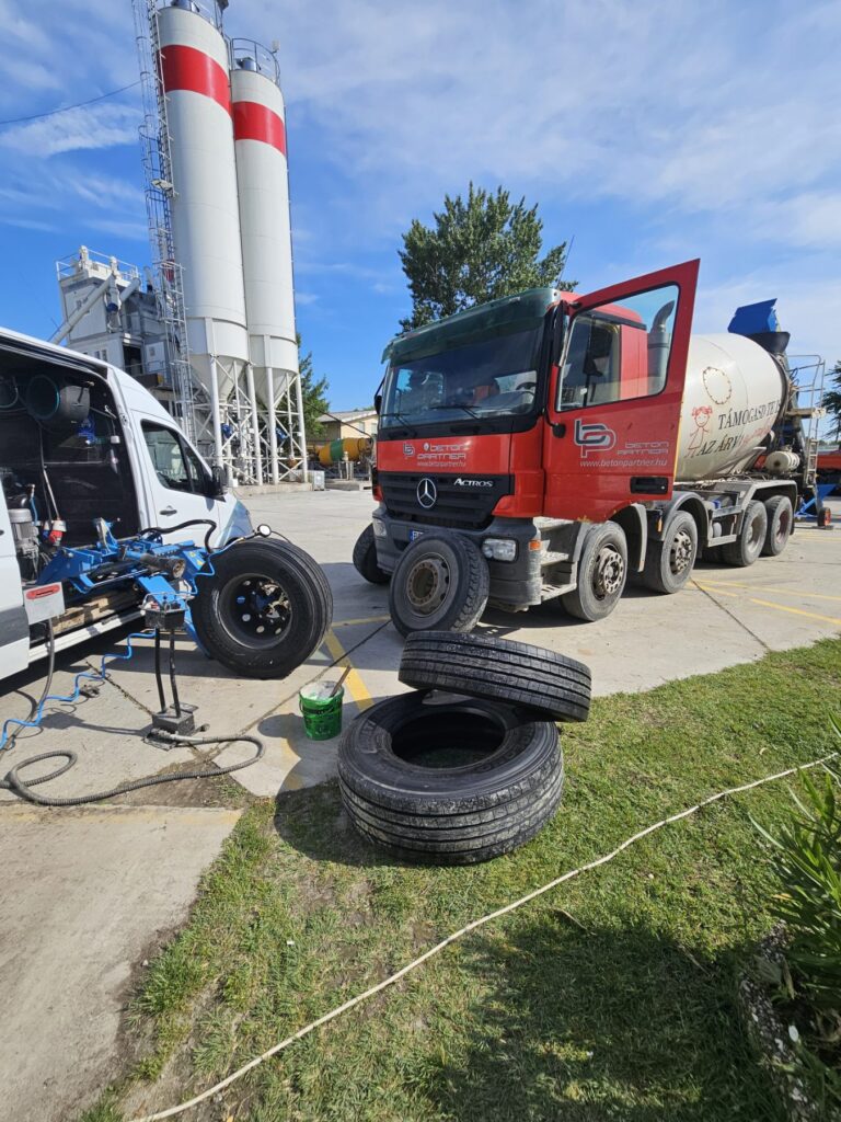 teher gumiszerviz M2